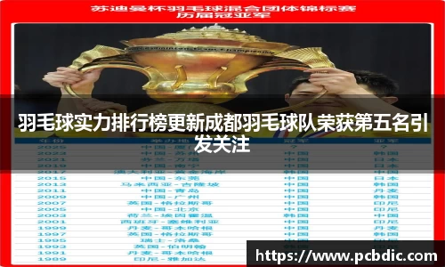 羽毛球实力排行榜更新成都羽毛球队荣获第五名引发关注